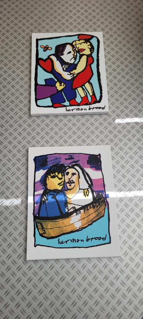 Reproducties Herman Brood (2 stuks), Antiek en Kunst, Ophalen