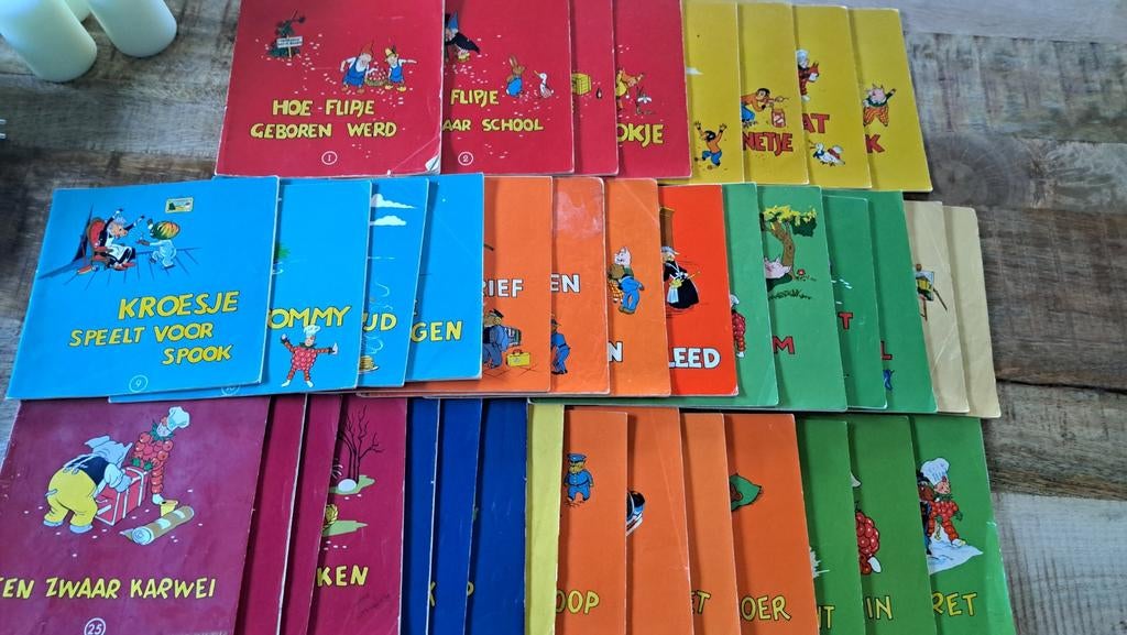 37 boekjes van Tiels Flipje, Boeken, Stripboeken, Meerdere stripboeken, Ophalen of Verzenden