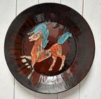 Bord Wandbord Vintage Keramiek Paard, Ophalen of Verzenden