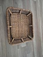 Rieten krantenbak +/- 60x50x13 cm, Ophalen of Verzenden
