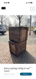Twee Gave Eikenhouten Kisten!!, Ophalen, Minder dan 50 cm, Gebruikt, 50 tot 100 cm