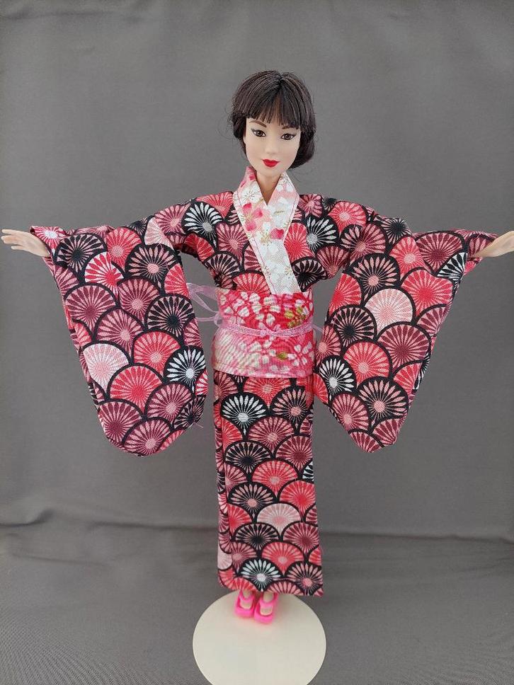 Barbie kleding / Kleertjes Siesuta Kimono, Kinderen en Baby's, Speelgoed | Poppen, Nieuw, Barbie, Verzenden