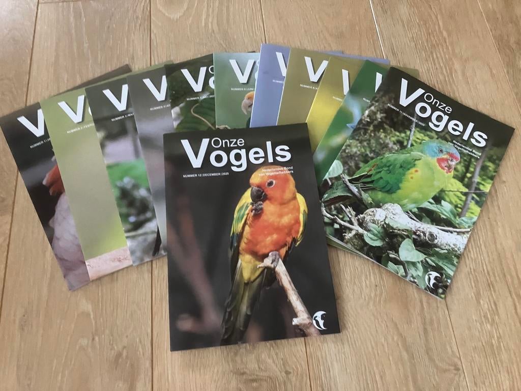 Maandblad onze vogels NBVV, Ophalen of Verzenden, Zo goed als nieuw, Vogels