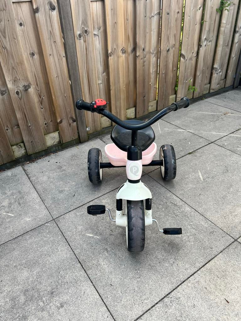 Gebruikte Driewieler - Roze/Wit, Ophalen, Gebruikt