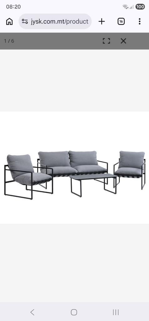 Tuinset voor 4/5 personen, Tuin en Terras, Ophalen, Gebruikt, Bank