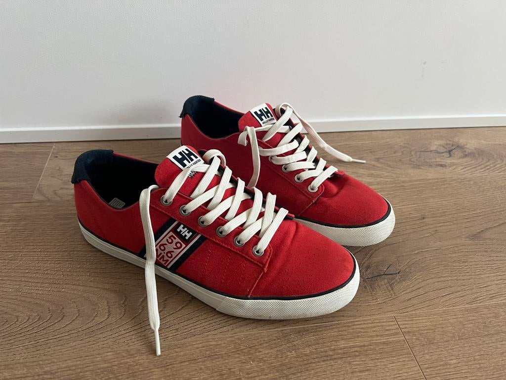 Helly Hansen salt flag f-1 bootschoen sneaker 43 rood, Ophalen of Verzenden, Zo goed als nieuw, Overige kleuren