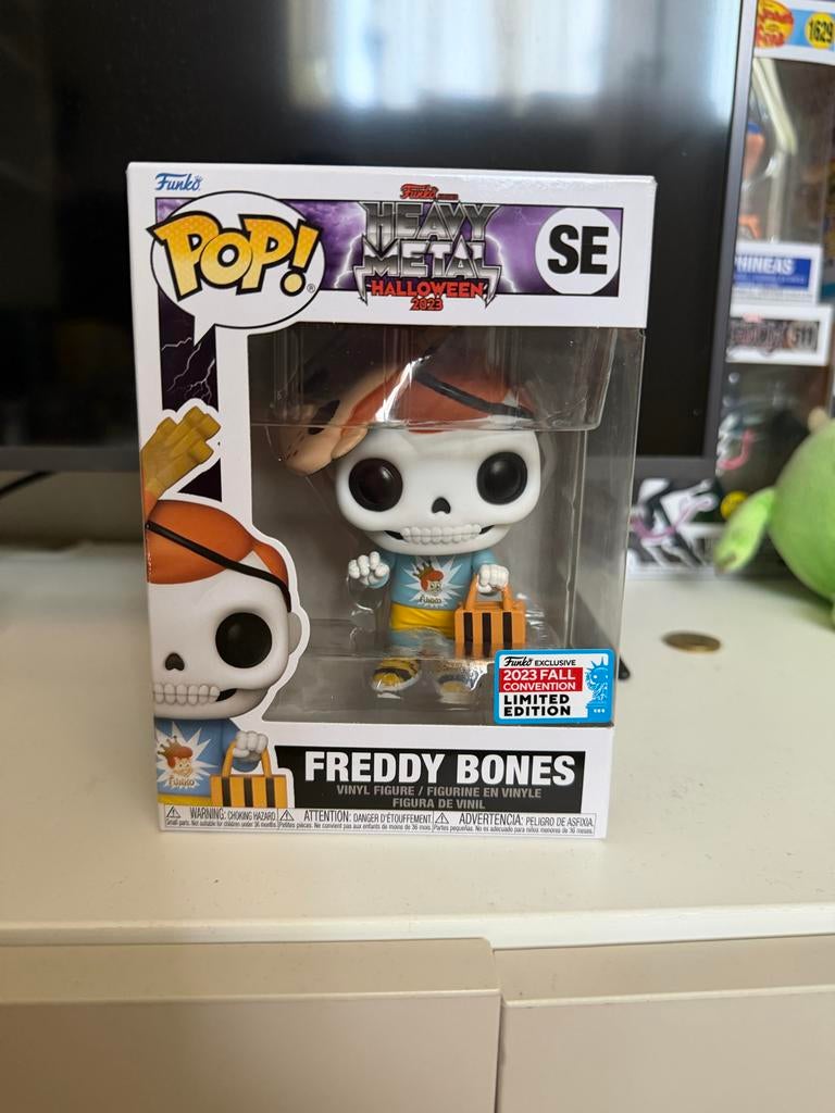 Funko Pop! Freddy Bones Heavy Metal Halloween 2023 SE, Ophalen, Nieuw