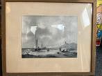 litho? J.C Schotel, Antiek en Kunst, Kunst | Etsen en Gravures, Ophalen of Verzenden