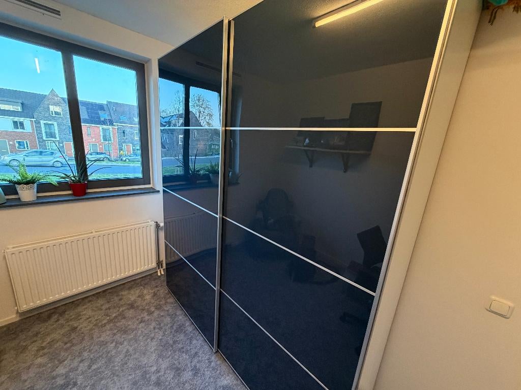 IKEA kledingkast / PAX kast met schuifdeuren en inrichting, Ophalen, Gebruikt, Met deur(en), 200 cm of meer