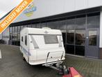 Hobby De Luxe 440 SFE Fransbed 230cm + Zit + WC #netjes#, Caravans en Kamperen, Hobby, Schokbreker, Bedrijf, Treinzit