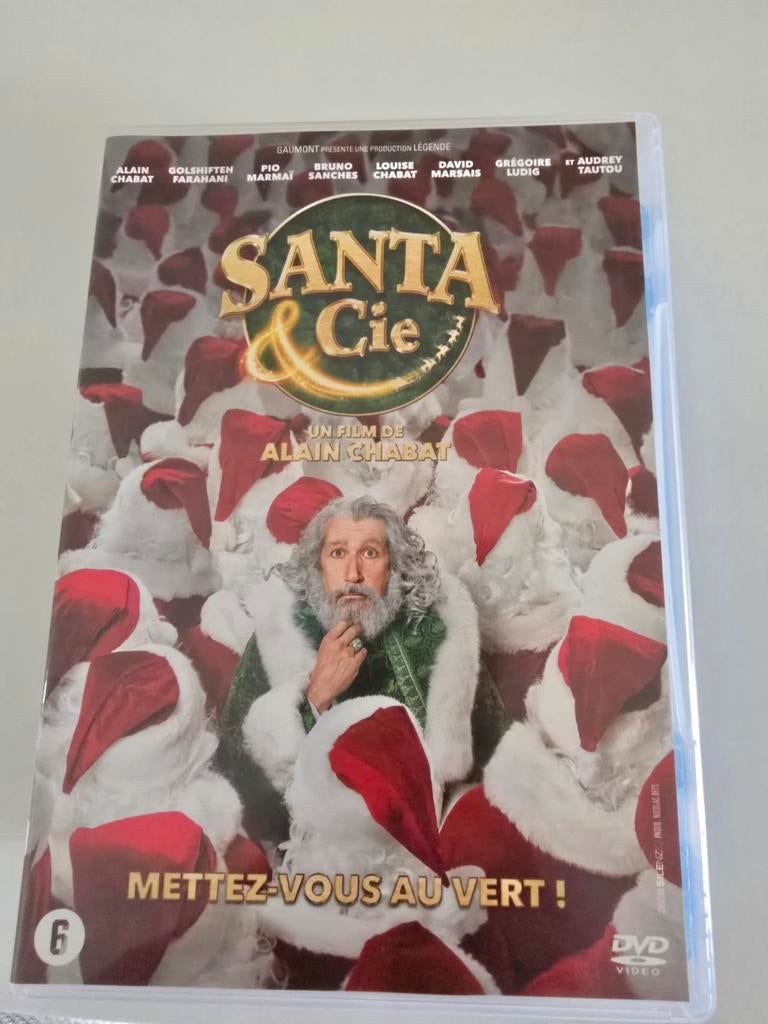 Dvd santa & cie - kerst kerstfilm, Alle leeftijden, Ophalen of Verzenden, Zo goed als nieuw