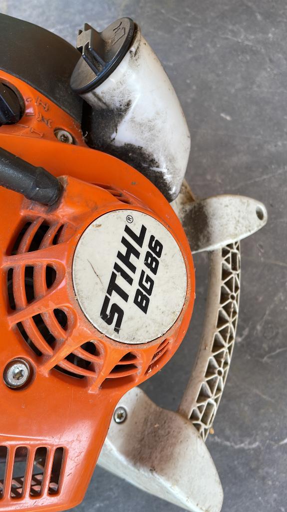 Stihl GB86, Ophalen, Gebruikt