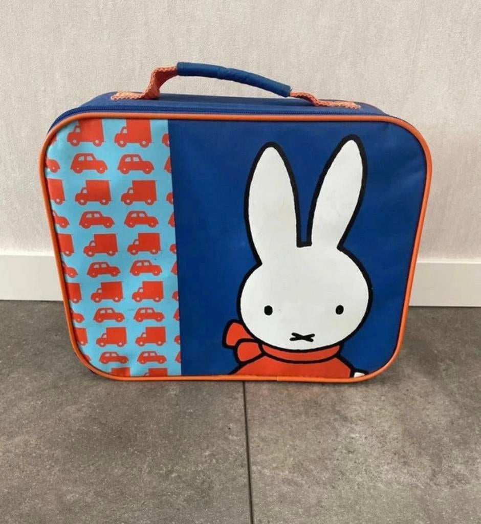 Nijntje koffer - Blauw met oranje accenten, Ophalen of Verzenden, Gebruikt