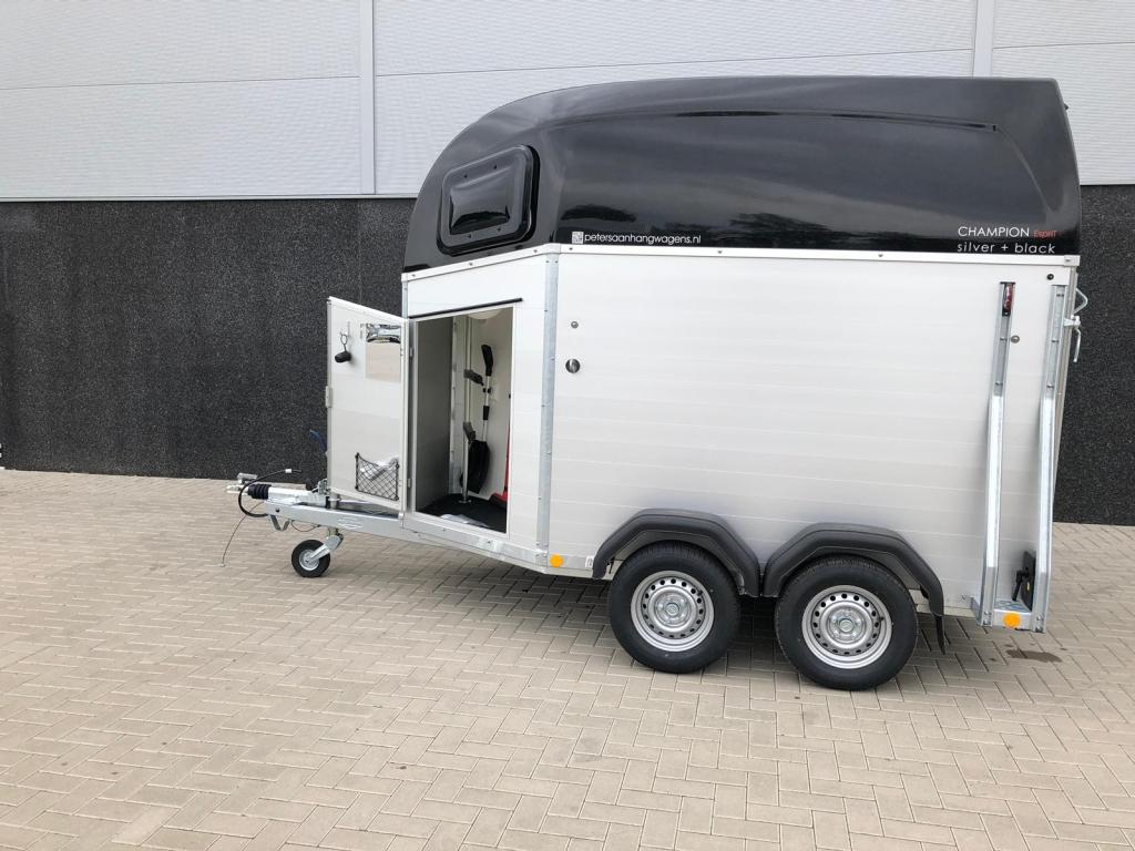 Paardentrailer Bockmann Champion Esprit met Zadelkamer, Nieuw, Aluminium, 2-paards trailer
