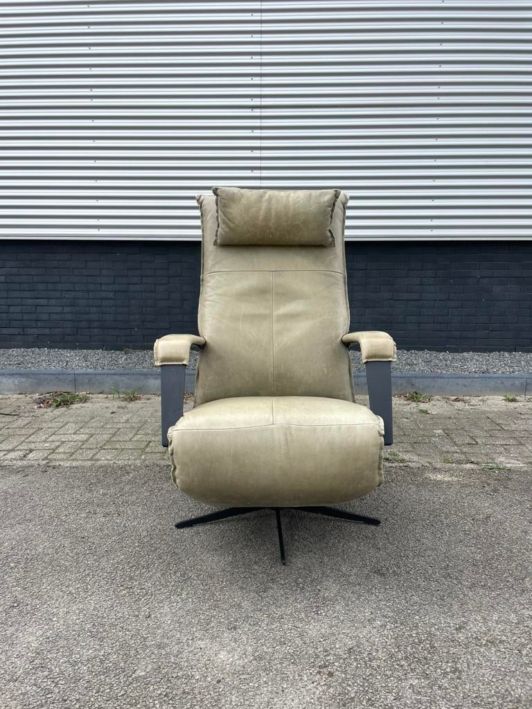 Chill line Deliza relax fauteuil / relaxstoel groen, Ophalen, Minder dan 75 cm, Zo goed als nieuw, Nvt
