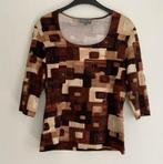 Shirt t-shirt Cartoon maal L bruin beige zand, Bruin, Cartoon, Maat 42/44 (L), Ophalen of Verzenden