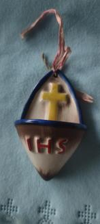 825 Mooi wijwatervaatje met merkteken en nummer, Ophalen of Verzenden, Zo goed als nieuw, Overige typen, Christendom | Katholiek