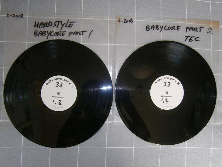 Club Baby – Babycore Part 1 en 2. 2003. Techno, Hardstyle, Cd's en Dvd's, Vinyl | Dance en House, Zo goed als nieuw, Techno of Trance