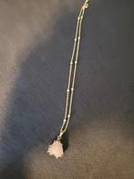 Rozenkwarts  Ketting, Ophalen of Verzenden, Zo goed als nieuw, Roze, Met edelsteen