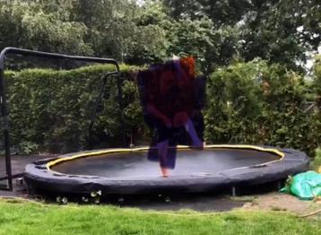 Trampoline rond doorsnee 4,20 m beschikbaar voor biedingen