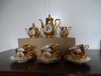 goudkleurig koffieserviesje te koop, Ophalen