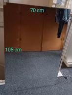 Grote spiegel, Ophalen, 100 tot 150 cm, Zo goed als nieuw, Rechthoekig