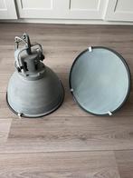 2 industriële hanglampen, Huis en Inrichting, Lampen | Hanglampen, Ophalen, Overige materialen, Zo goed als nieuw, Minder dan 50 cm