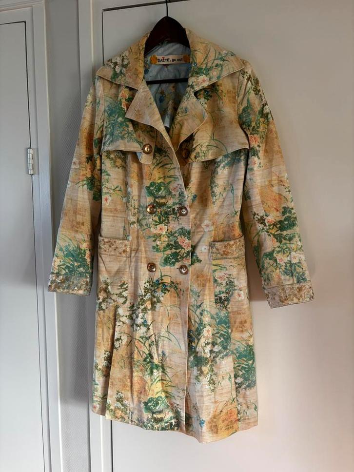 Damesjas van het merk Daite, Kleding | Dames, Jassen | Zomer, Zo goed als nieuw, Maat 38/40 (M), Blauw, Verzenden