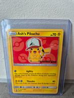 Ash`s pikachu promo kaart sm109 Pokemon, Ophalen of Verzenden, Zo goed als nieuw, Losse kaart