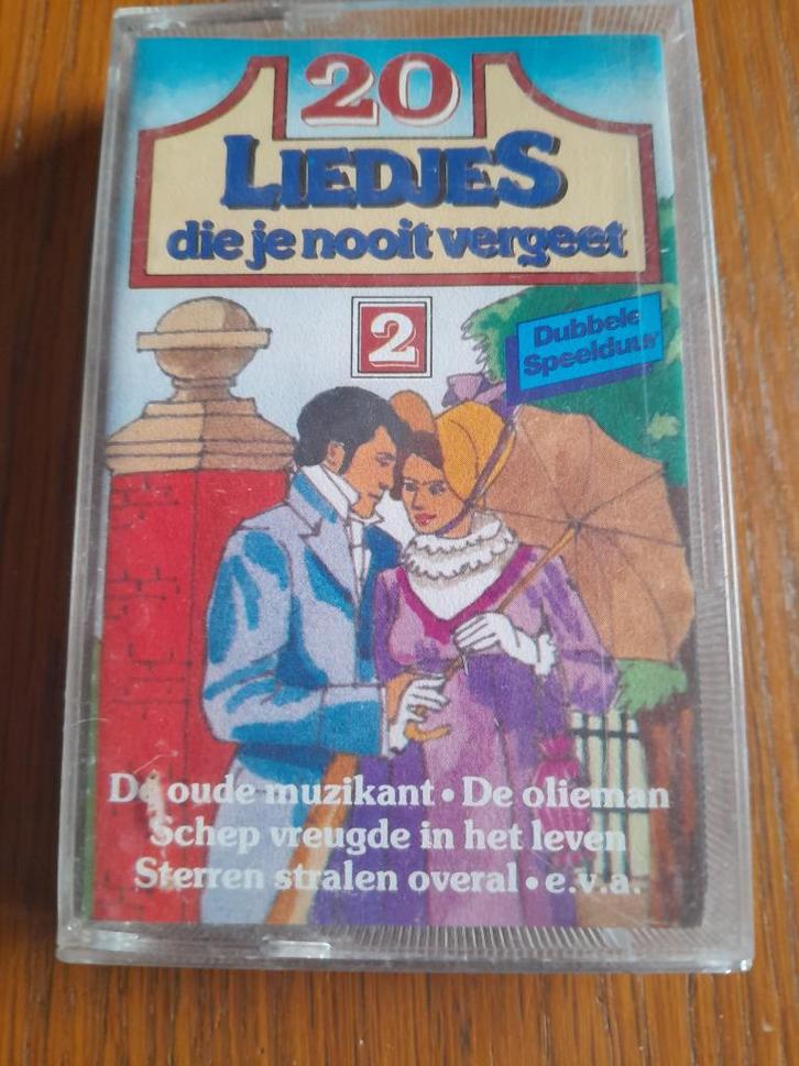Liedjes die je nooit vergeet #2 cassettebandje, Cd's en Dvd's, Cassettebandjes, Gebruikt, Origineel, Nederlandstalig, 1 bandje