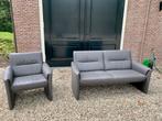 Leolux Boa Vista bank en fauteuil (NP €4.800), Huis en Inrichting, Ophalen, Gebruikt, 150 tot 200 cm, Tweepersoons