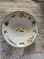 Fruit & Flowers Schaal - Zo goed als nieuw, Porselein of Keramiek, Schaal, Rond, Ophalen of Verzenden