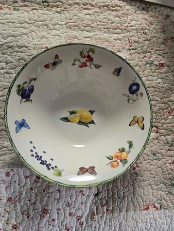 Fruit & Flowers Schaal - Zo goed als nieuw beschikbaar voor biedingen