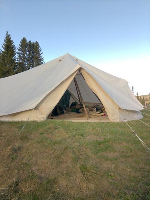 Sibley ProTech 700 Vierdeurs HUGE 7m wide 4doors canvas tent, Caravans en Kamperen, Tenten, meer dan 6, Gebruikt, Ophalen of Verzenden