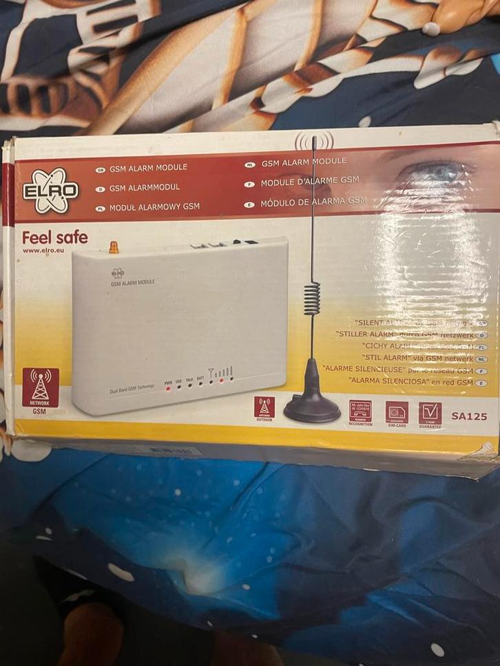 Elrow GSM Alarmsysteem, Doe-het-zelf en Verbouw, Alarmsystemen, Nieuw, Compleet systeem, Beweging, Draadloos, Ophalen of Verzenden