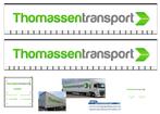 Vrachtauto decal 1:50 Thomassen Loenen, Hobby en Vrije tijd, Modelauto's | 1:50, Verzenden, Nieuw, Bus of Vrachtwagen, Overige merken