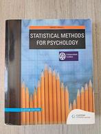 Statistical Methods for Psychology (Universiteit Leiden), Boeken, Studieboeken en Cursussen, Ophalen, Gelezen, WO