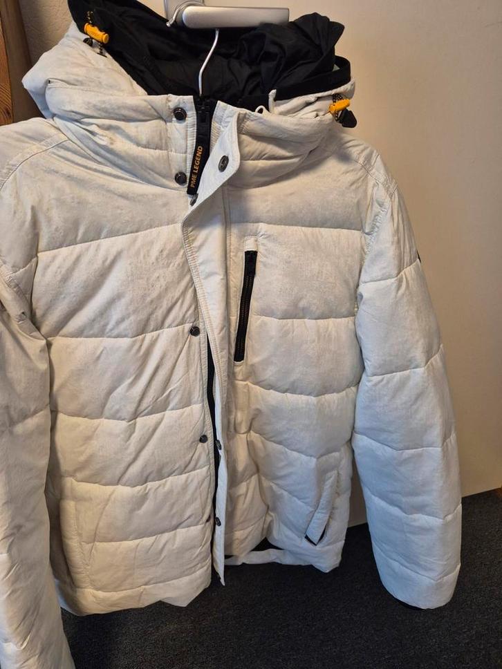 PME Legend Winterjas 3XL, Kleding | Heren, Jassen | Winter, Zo goed als nieuw, Overige maten, Wit, Ophalen