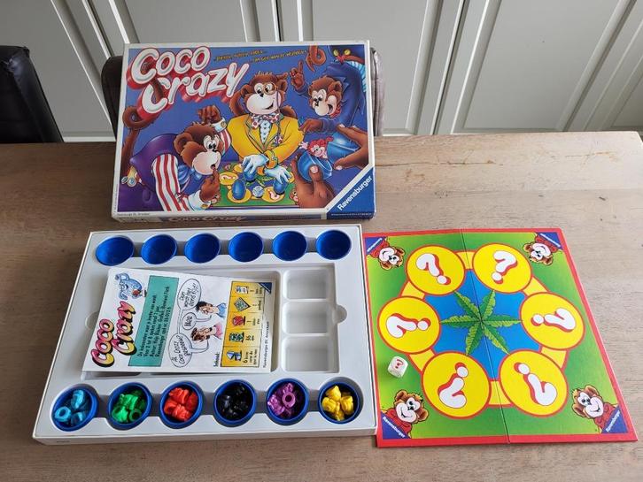 spel Coco crazy, Hobby en Vrije tijd, Gezelschapsspellen | Bordspellen, Gebruikt, Een of twee spelers, Drie of vier spelers, Vijf spelers of meer