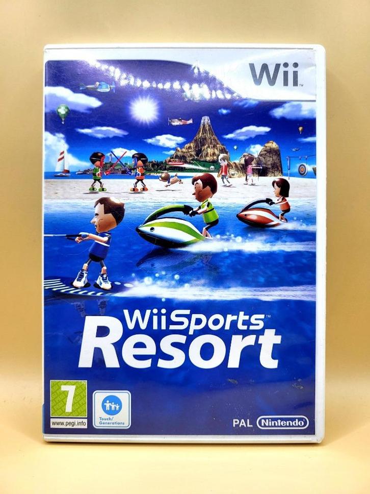 Wii Sports Resorts - Nintendo Wii, Spelcomputers en Games, Games | Nintendo Wii, Zo goed als nieuw, Sport, 3 spelers of meer, Vanaf 3 jaar