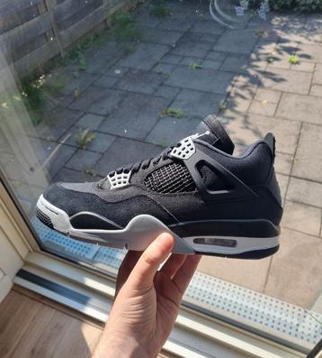 Air Jordan 4 Black Canvas maat 42  beschikbaar voor biedingen