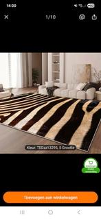 Groot zebra kleed  200x300  wasbaar, Huis en Inrichting, Stoffering | Tapijten en Kleden, 200 cm of meer, Ophalen of Verzenden