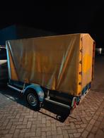 Aanhanger met huif B rijbewijs 250x130x150, Ophalen, Gebruikt