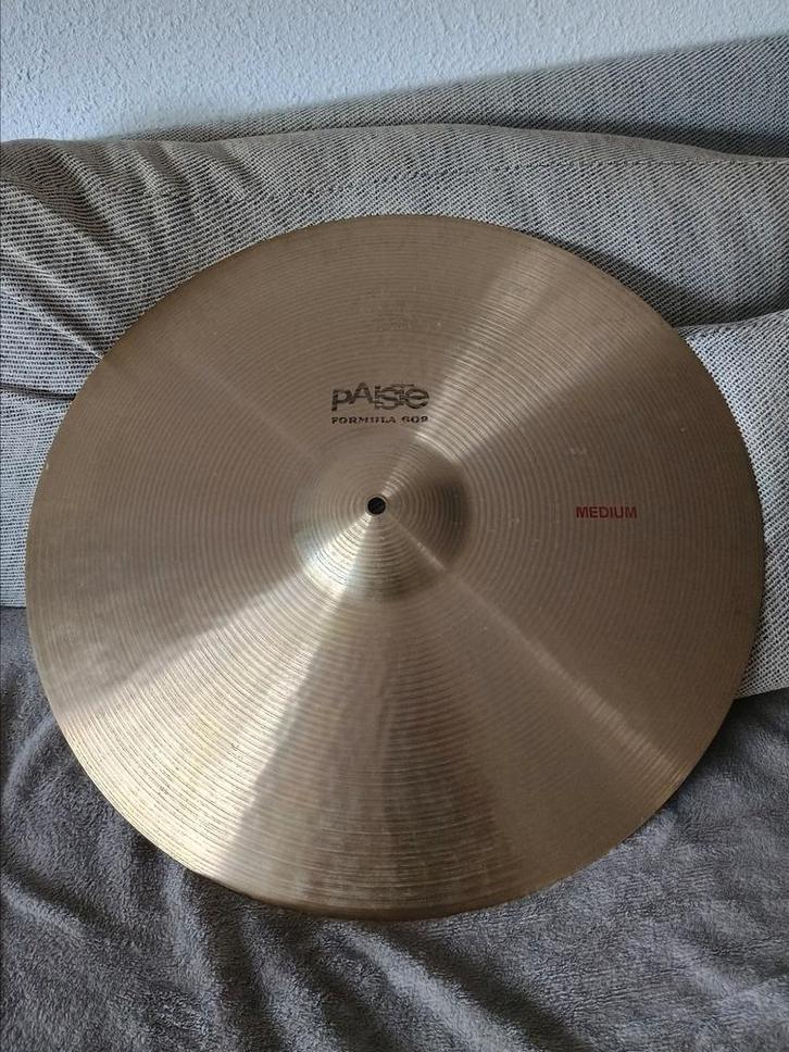 Vintage Paiste Formula 602 20" Medium bekken, Muziek en Instrumenten, Drumstellen en Slagwerk, Zo goed als nieuw, Overige merken