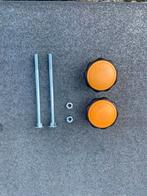 Spinder Hawk draaiknopset geel met nieuwe slotbouten., Auto diversen, Fietsendragers, Verzenden, 2 fietsen, Gebruikt, Trekhaakdrager