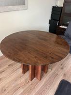 Massieve Ronde Eettafel, Huis en Inrichting, Tafels | Eettafels, Ophalen, Gebruikt, 100 tot 150 cm, Rond