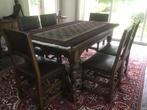 Engelse  design eettafel 92 x 170 x 75, Ophalen, Eikenhout, 50 tot 100 cm, Zo goed als nieuw