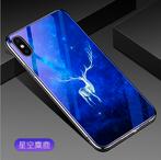 Artistiek Backcover + Protector voor i8+ / i7+ _ Nacht Eland, Verzenden, Nieuw, IPhone 8 Plus, Hoesje of Tasje