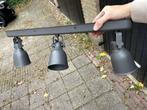 Ikea HEKTAR Plafondlamp 3 Spots compleet met LED lampen, Ophalen of Verzenden, Zo goed als nieuw, Metaal