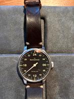 Meistersinger Edition 24H Herenhorloge, Leer, Staal, Polshorloge, Ophalen
